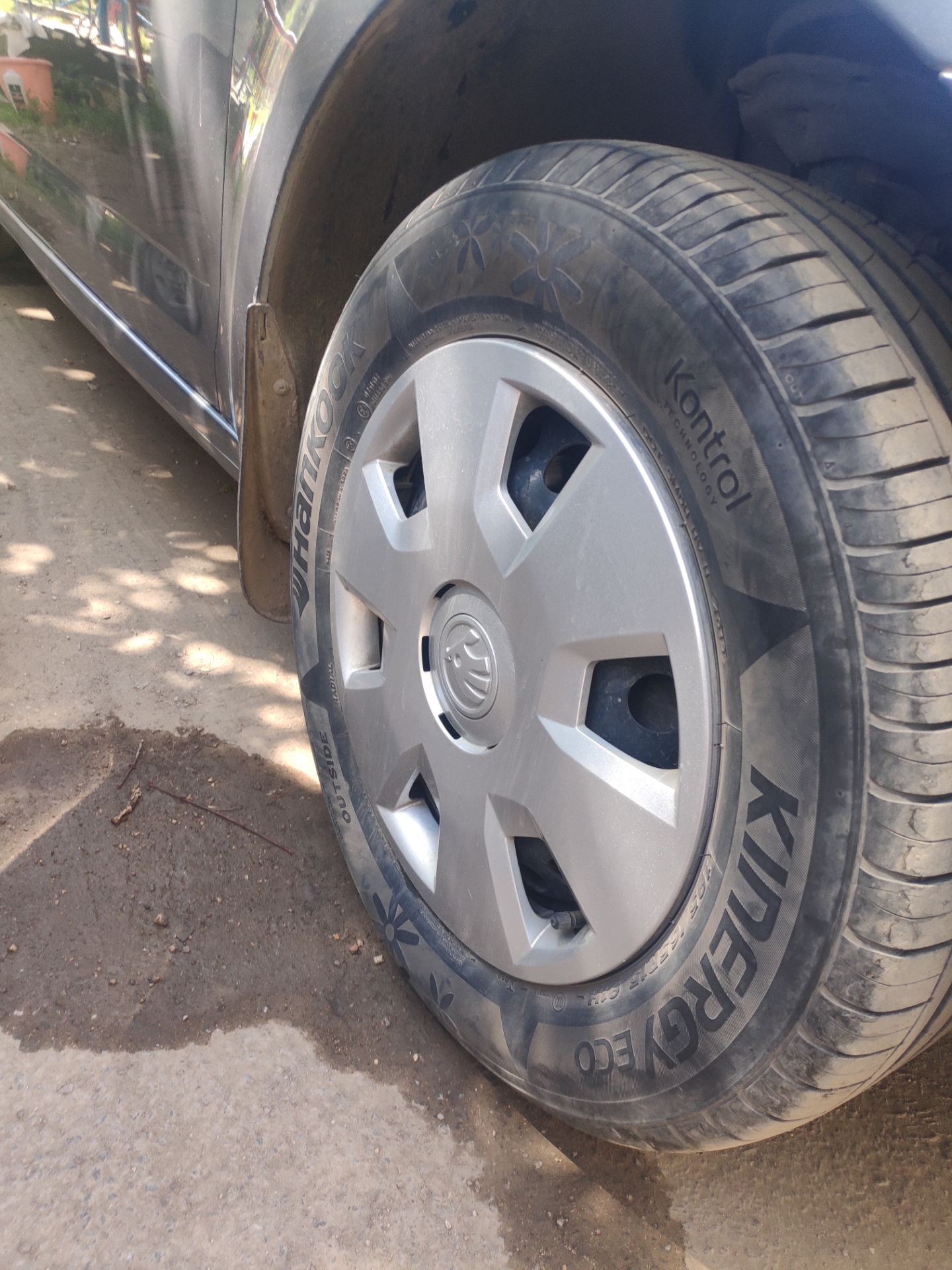 Отмываем корейские шины от пылевого налета (авто отца) — Skoda Octavia ...