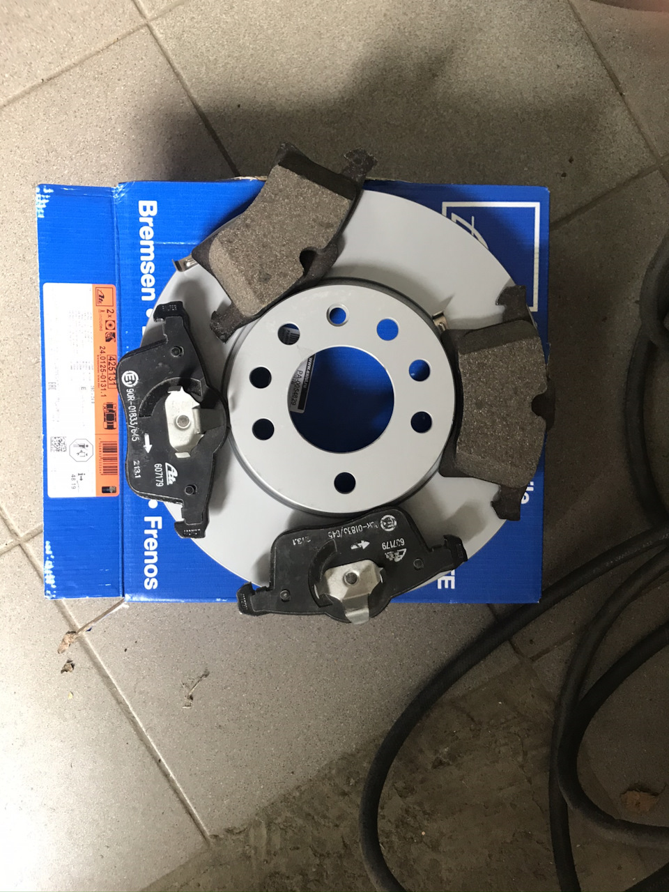 24012501311 Тормозной диск ATE | Запчасти на DRIVE2