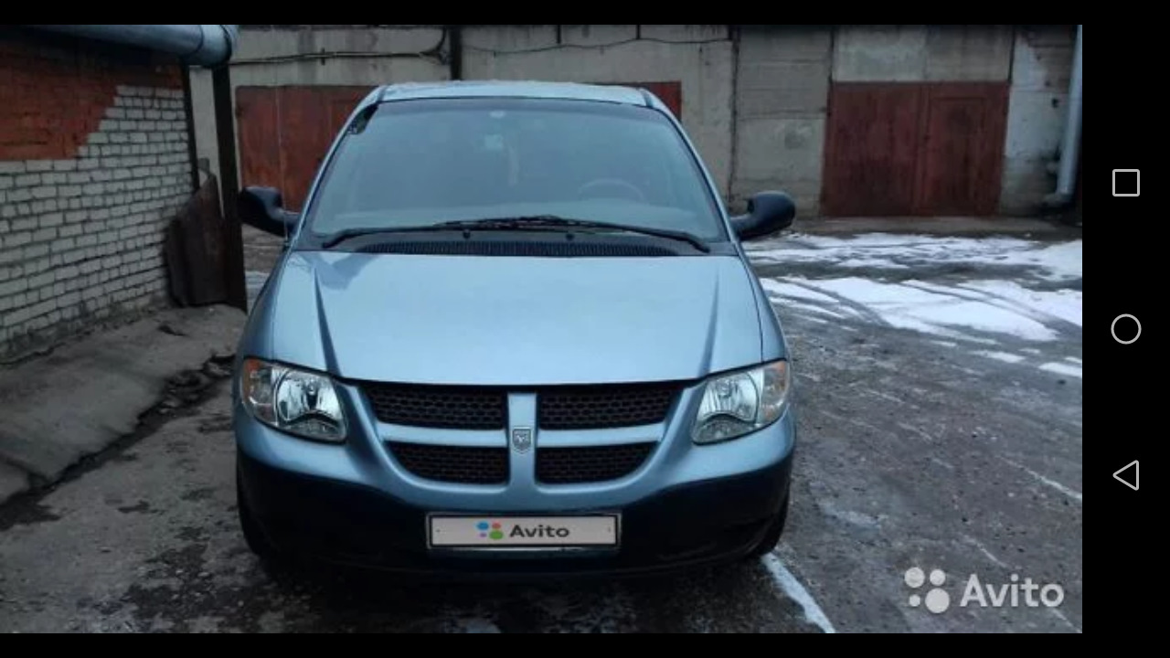 Dodge Caravan IV 2.4 бензиновый 2002 | Голубой вагон на DRIVE2