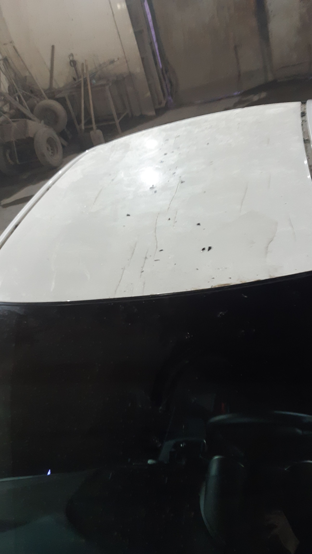 Снятие виниловой пленки с крыши. — Mazda 3 (2G) BL, 1,6 л, 2010 года ...