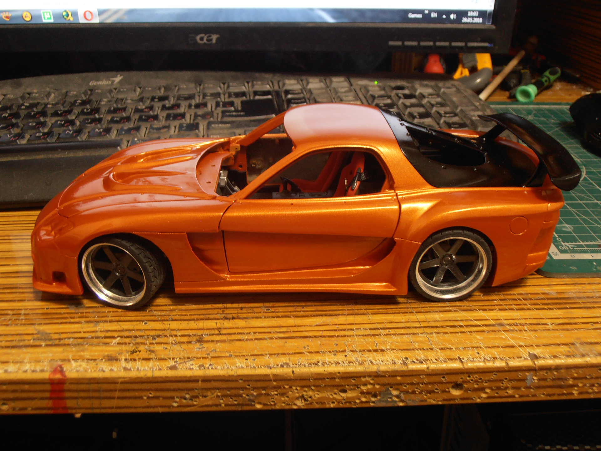 Mazda RX 7 Veilside Fortune дрифт