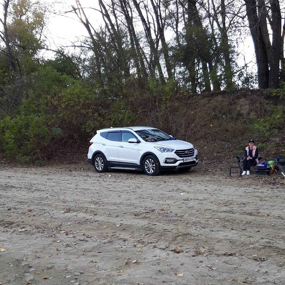 Рыбалка и отдых в Краснодаре, даже за город не выезжали. — Hyundai Santa Fe  (3G), 2,2 л, 2018 года | путешествие | DRIVE2