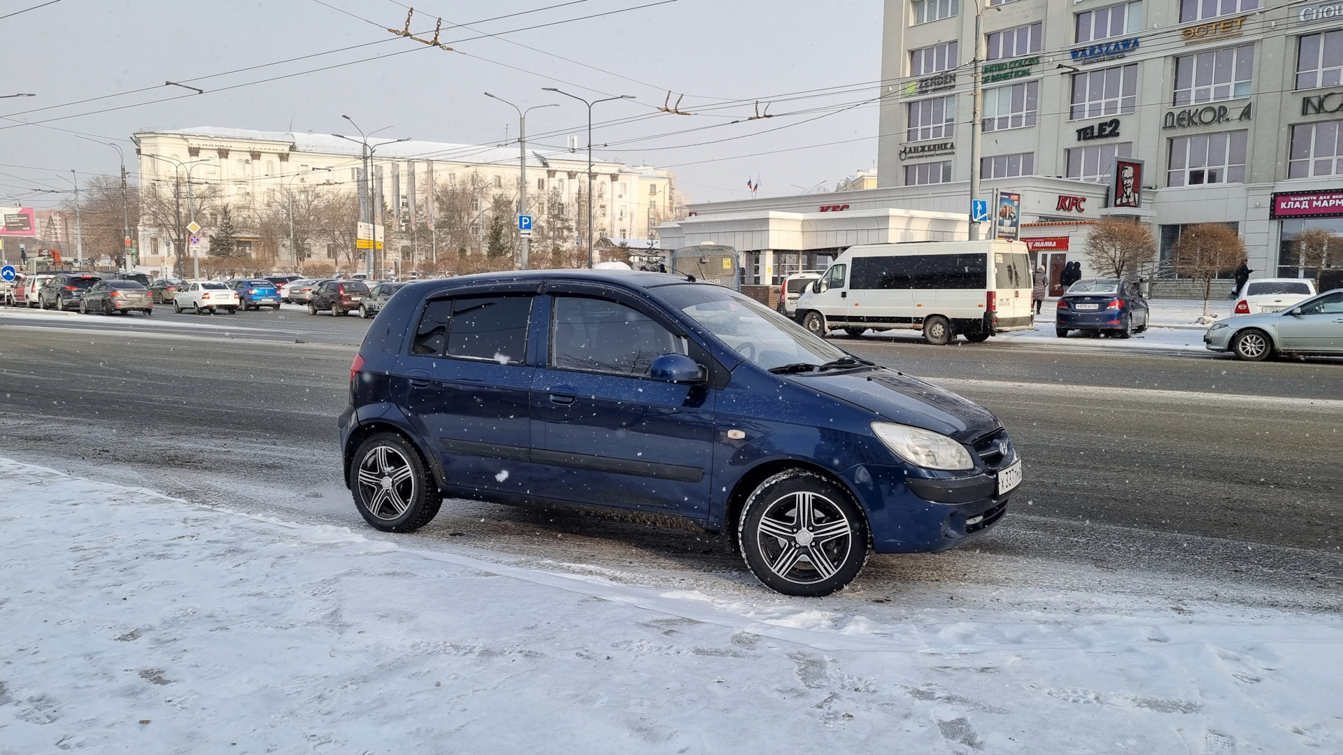 Hyundai Getz 1.4 бензиновый 2008 | Первый авто жены на DRIVE2