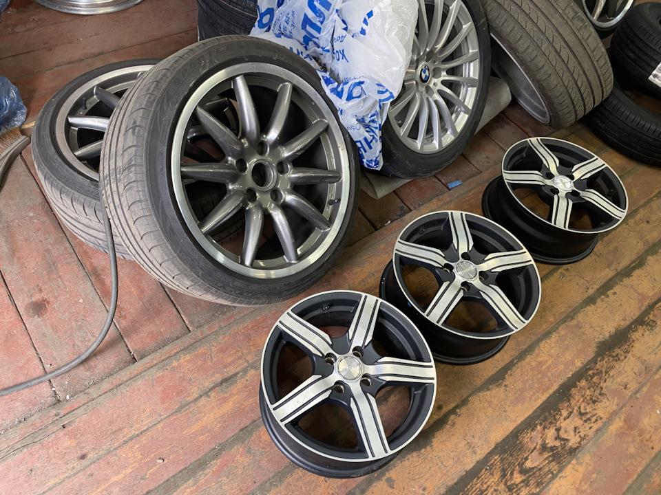 Диски Platin Germany 4x98. Резина Nexen 195/65/R15 — Peugeot Bipper, 1 ...