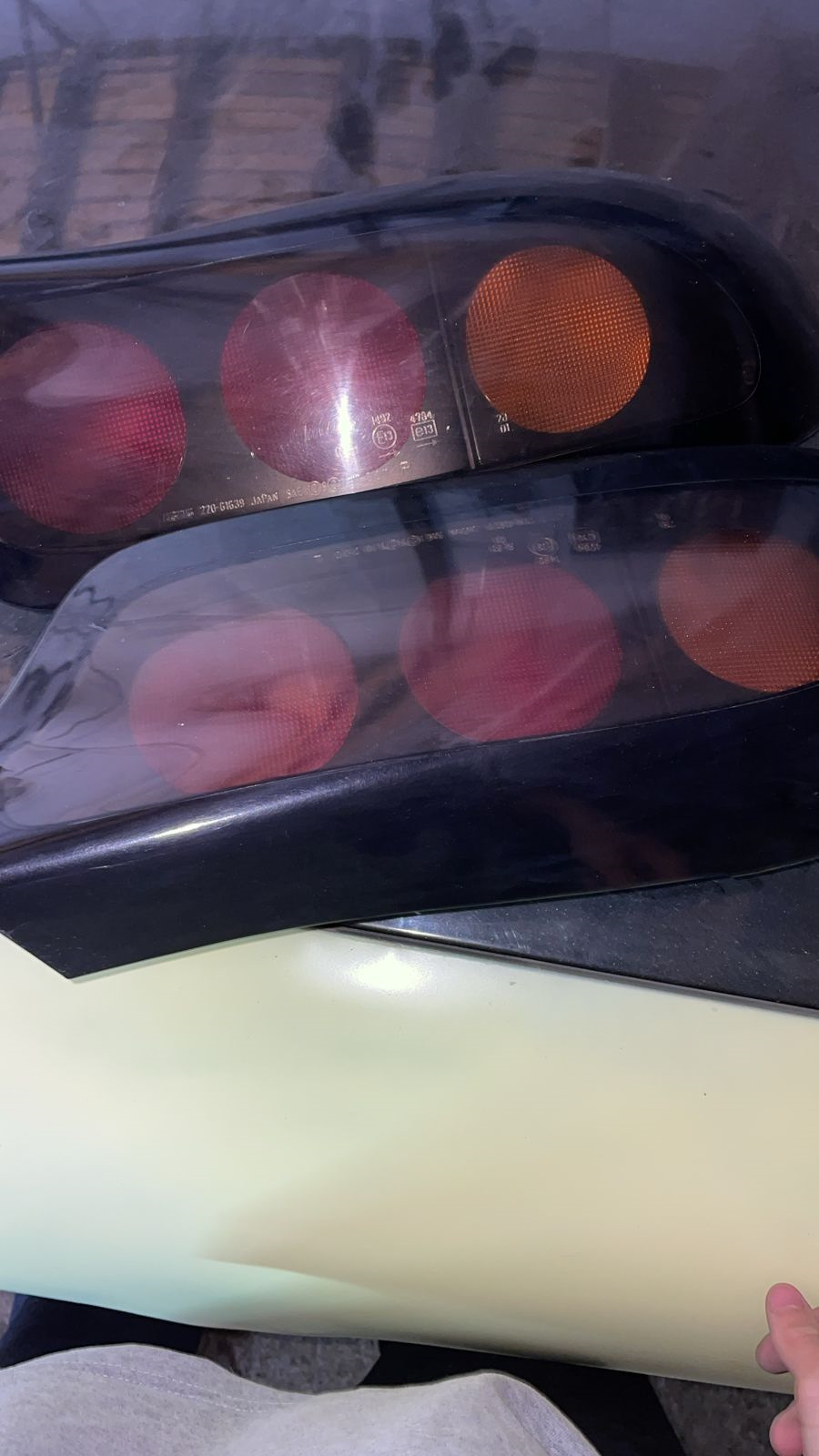 Рест фонари + накладка на обдув лобового — Mazda RX-7 (FD), 2,5 л, 1995 ...