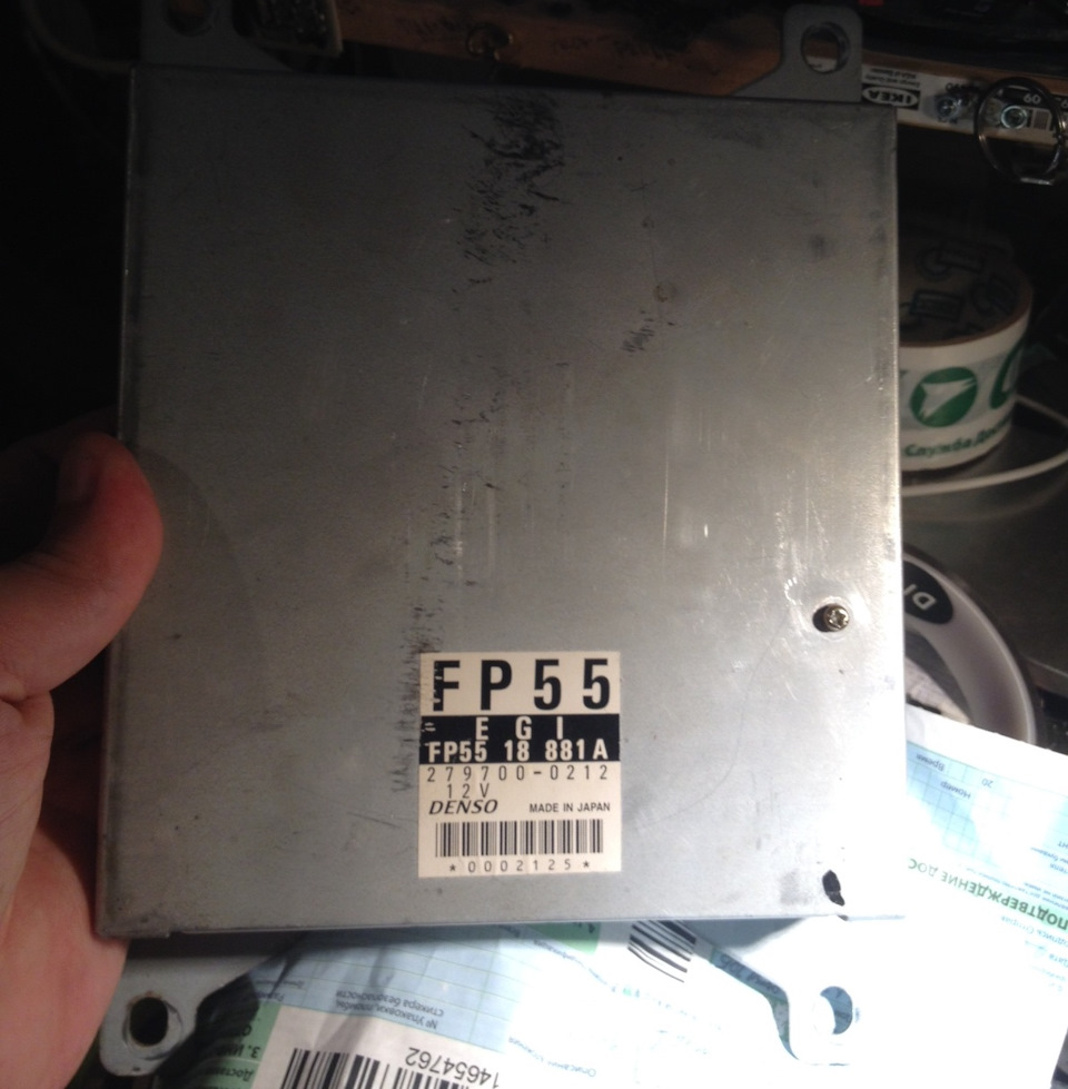 Mazda 323 1999MY 1.8L BJ FP55 — ECU FP55 18 881A — подключение ...