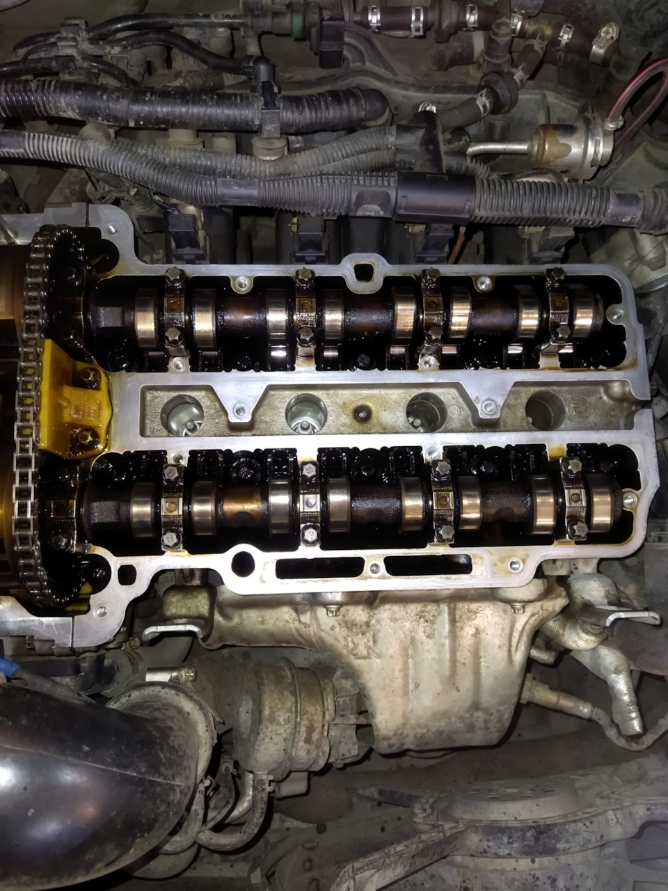 Прокладка клапаной крышки. — Opel Meriva (B), 1,4 л, 2012 года | своими ...
