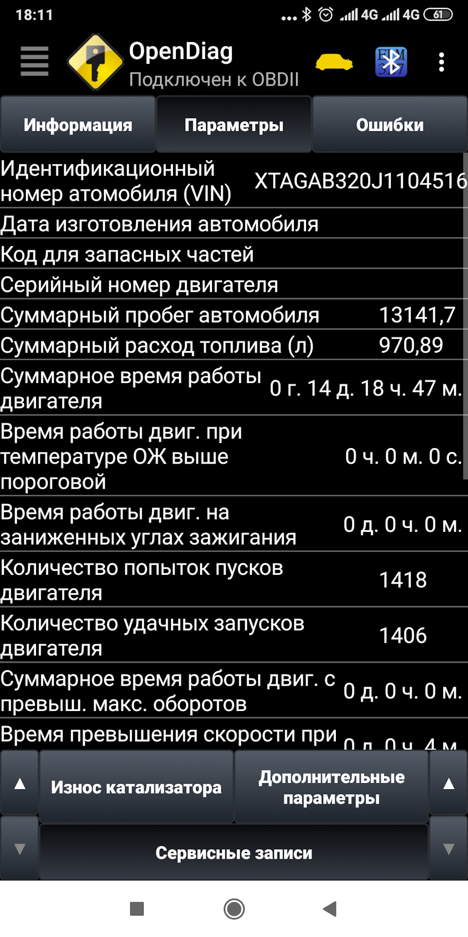 О расходе топлива и OpenDiag — Lada XRAY, 1,8 л, 2018 года | наблюдение |  DRIVE2