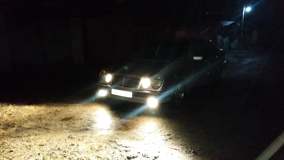 Ремонт ПТФ — Mercedes-Benz E-Class (W210), 3 л, 1998 года | своими ...