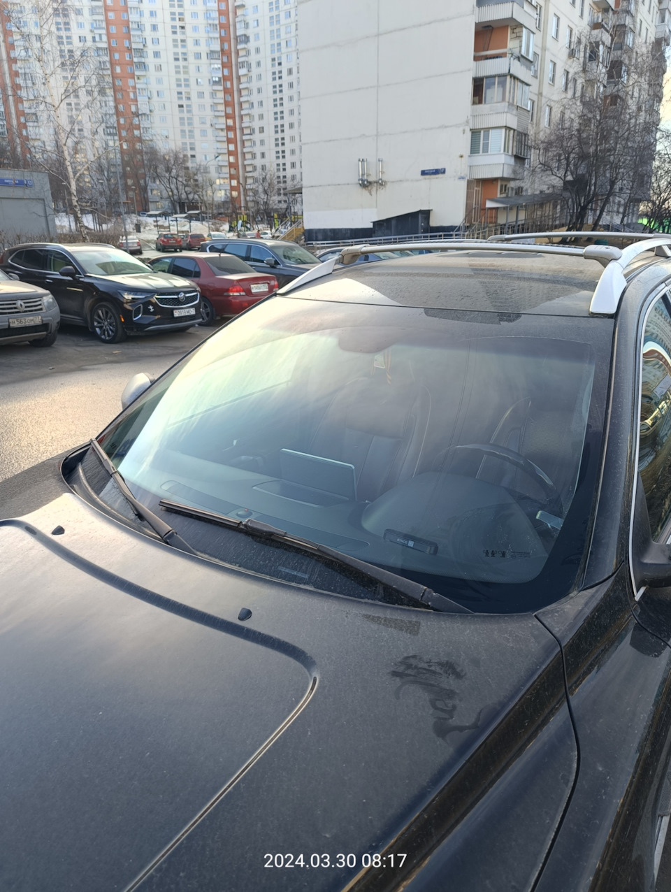 Заменил лобовое стекло и наклеил атермальную плëнку (лобовое + передние ...