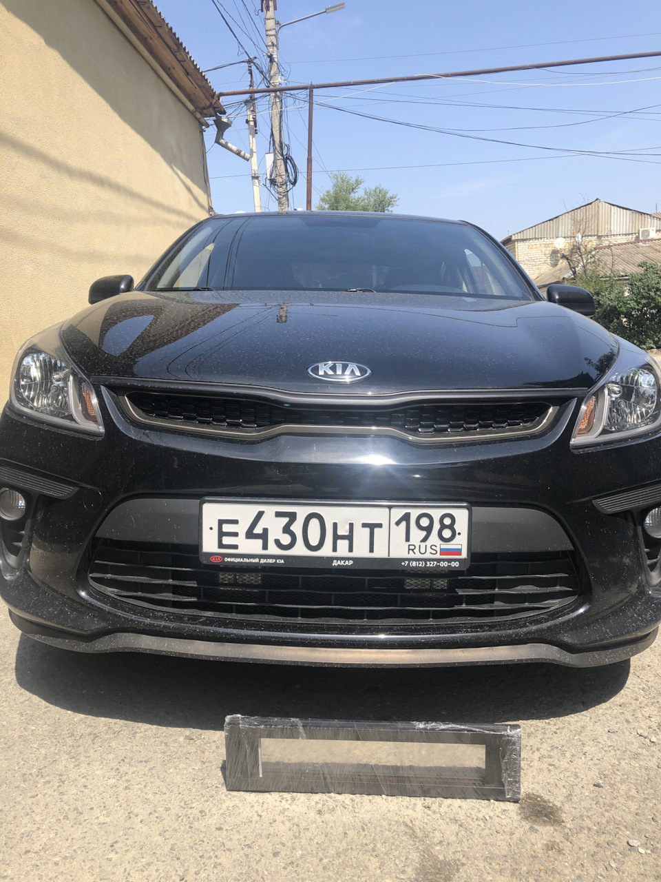 Замена рамки номеров — KIA Rio (4G), 1,6 л, 2019 года | тюнинг | DRIVE2