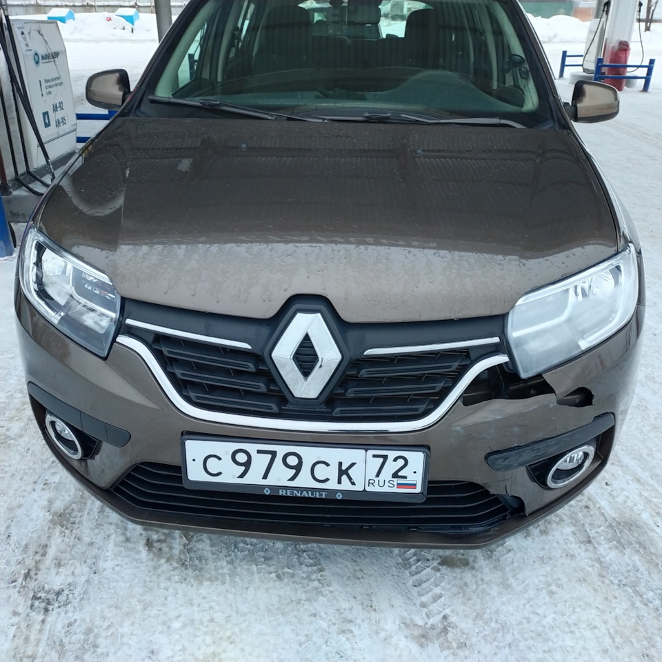 31.12.2021 ДТП. Страховой случай… — Renault Sandero 2G, 1,6 л, 2018 года |  ДТП | DRIVE2