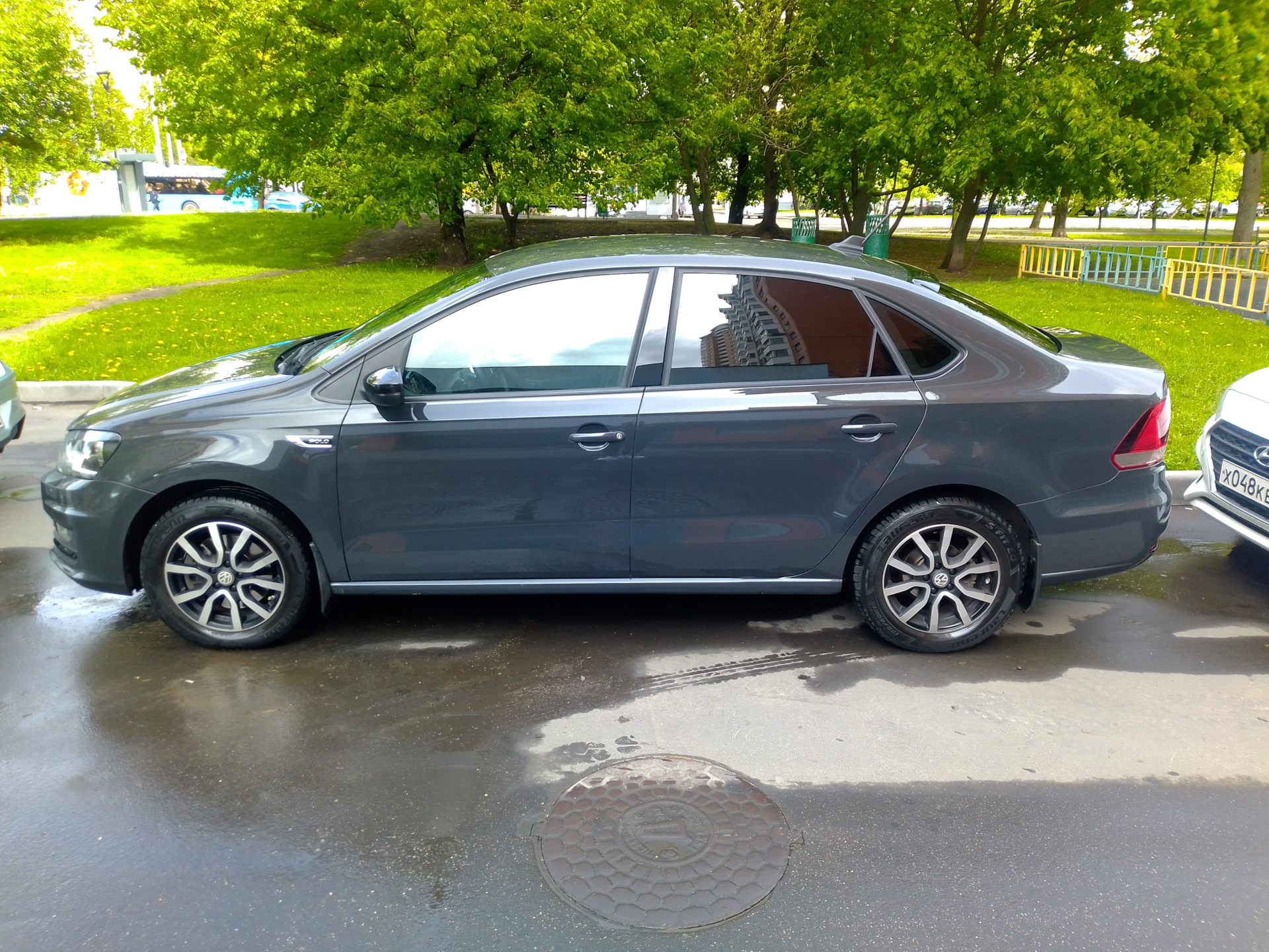 Такая нужная полировка Поло седан — Volkswagen Polo Sedan, 1,6 л, 2018 ...