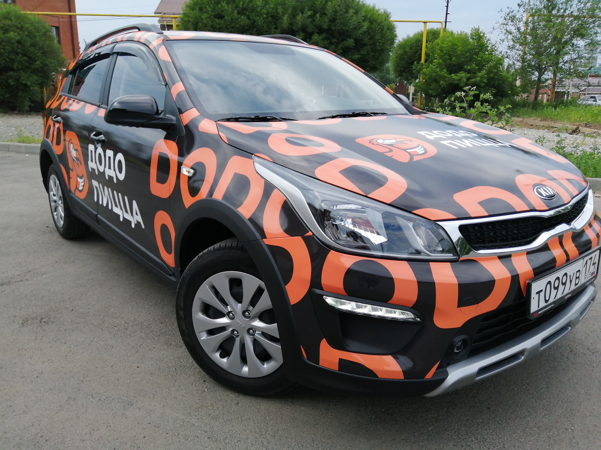 Винилография Kia Rio XLINE