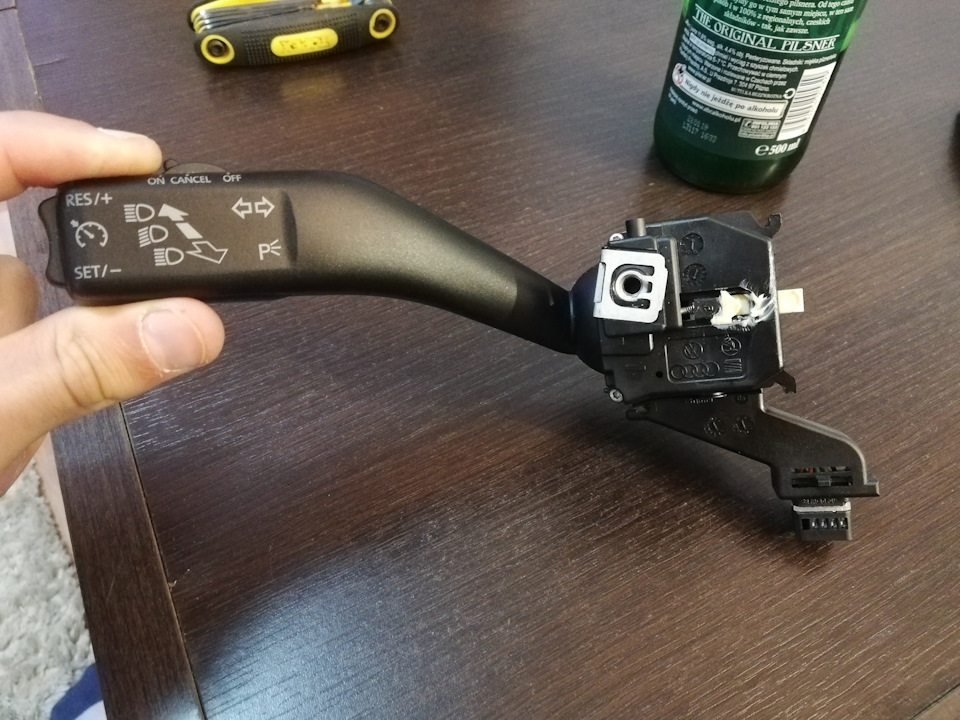 Ремонт круиз контроля ч.2 (Ручка Golf 5 Plus) — Volkswagen Jetta V, 2,5 ...