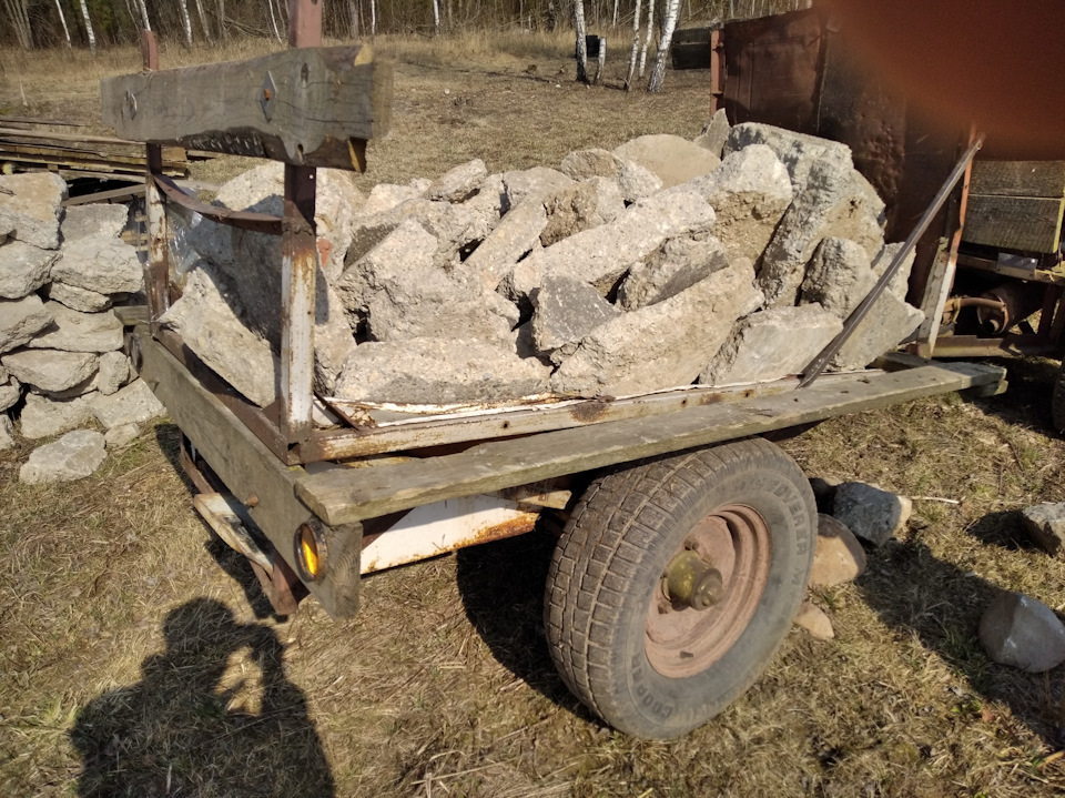 Съездил за боем бетона — Тягач с Оки на заднем приводе, 0,8 л, 1900 ...