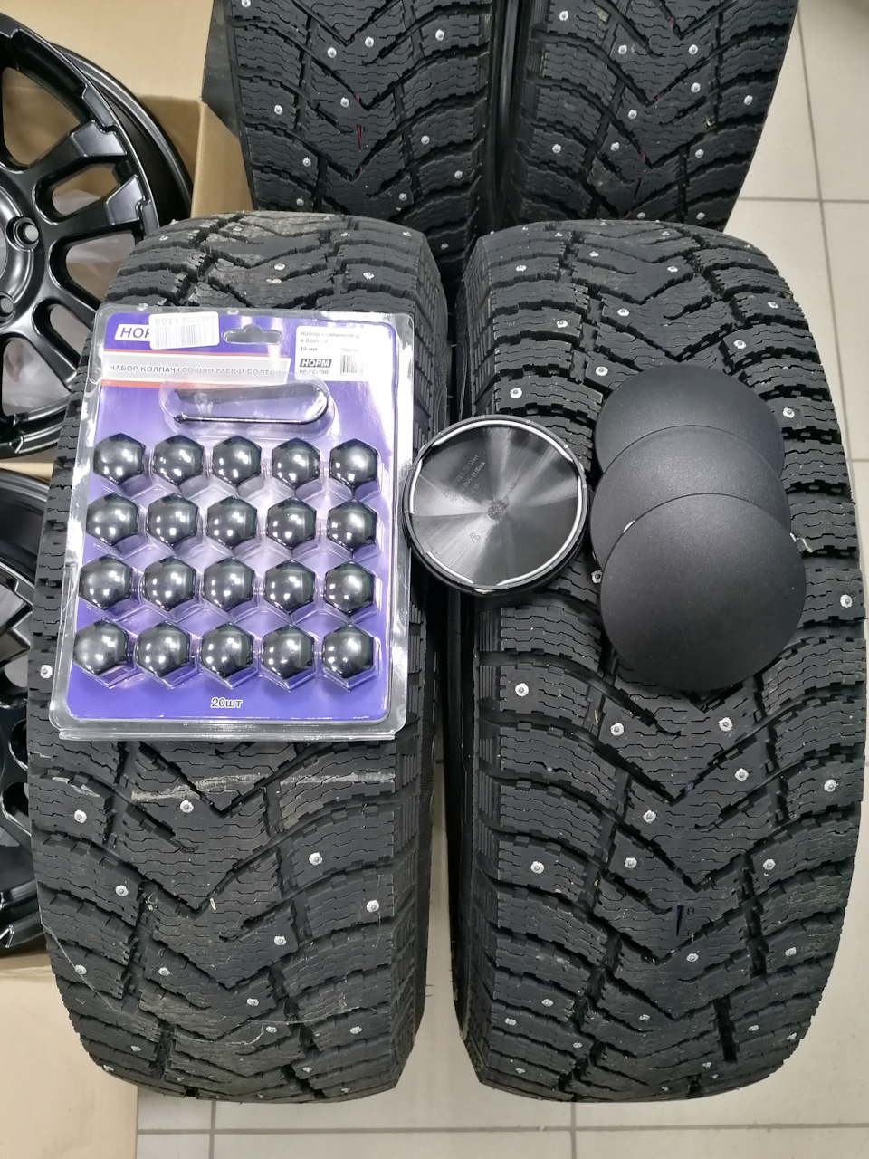 Переобулся на зиму. + диски СКАД Тайга чёрный бархат. — Lada Niva ...