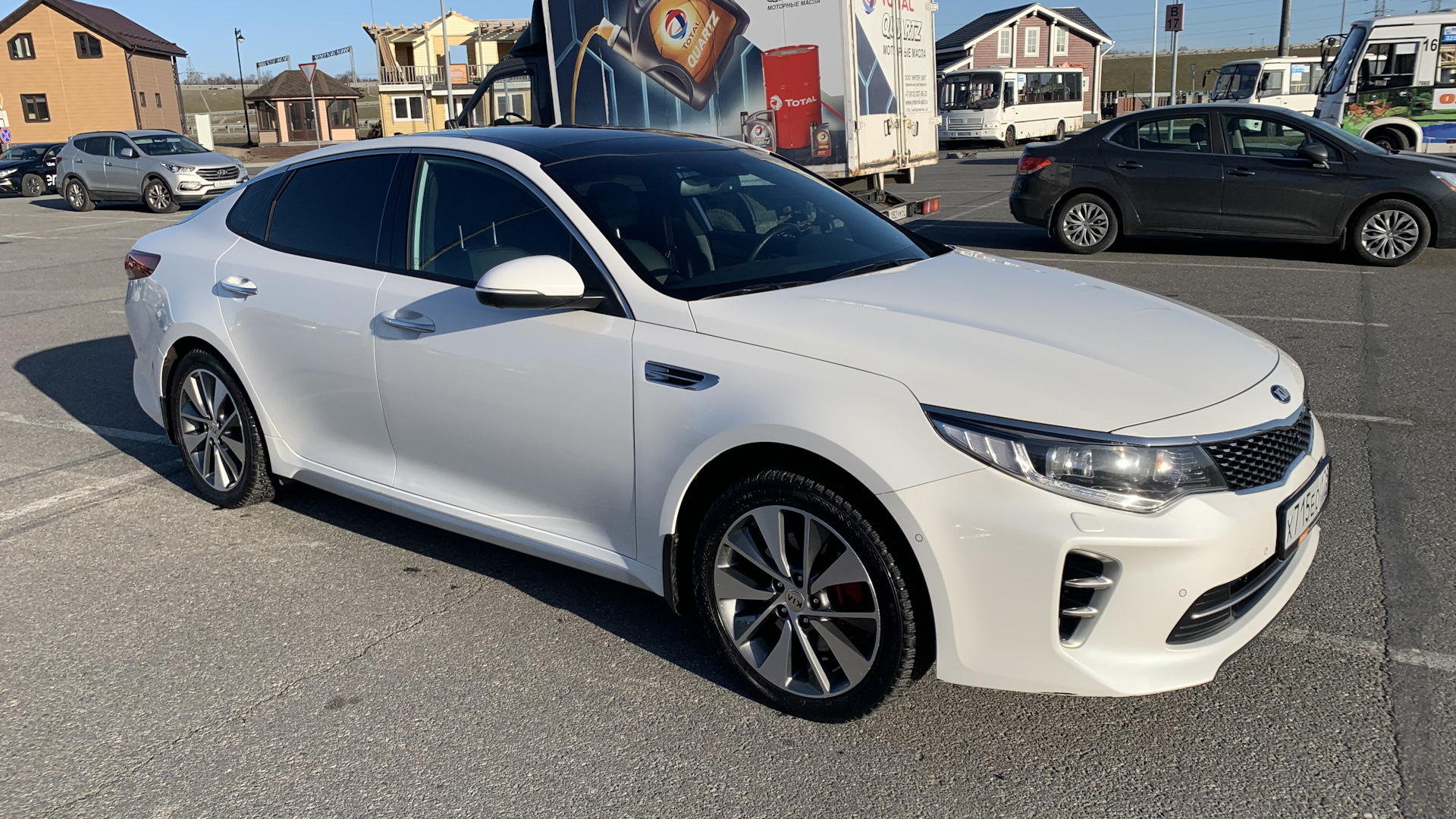 KIA Optima Белый 2018 с пробегом 109 766 км. в автоцентре Крост в Ростове-на-Дон