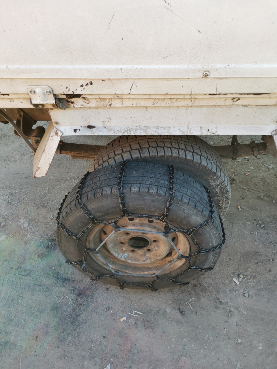 #2 Цепи на колеса — Toyota Dyna, 2,8 л, 1994 года | помощь на дороге ...