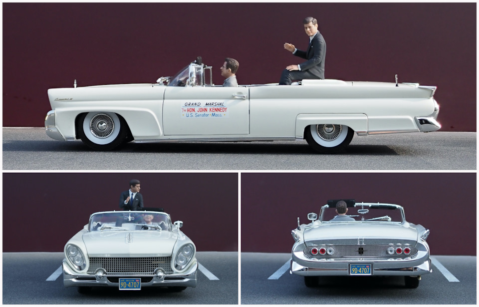 Lincoln Continental MKIII, 1958 J.F.Kennedy (1/18 Sun Star