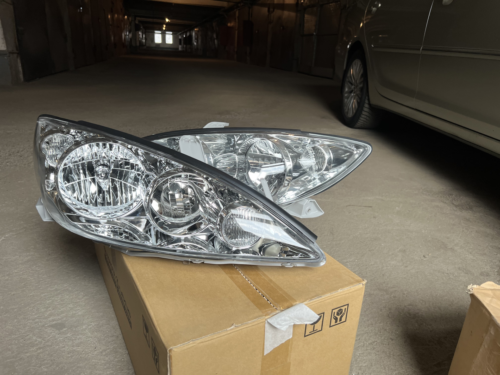 Фары DEPO — Toyota Camry (XV30), 2,4 л, 2005 года | аксессуары | DRIVE2