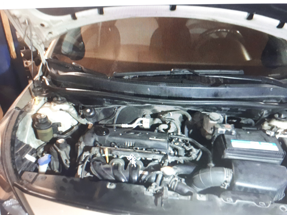 замена масла и чистка дроссельной заслонки — Hyundai Solaris (1G), 1,6 ...