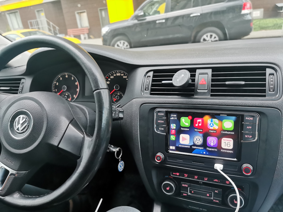 Магнитола для VW RCD 360 / RCD 330 plus — Volkswagen Jetta VI, 1,6 л ...