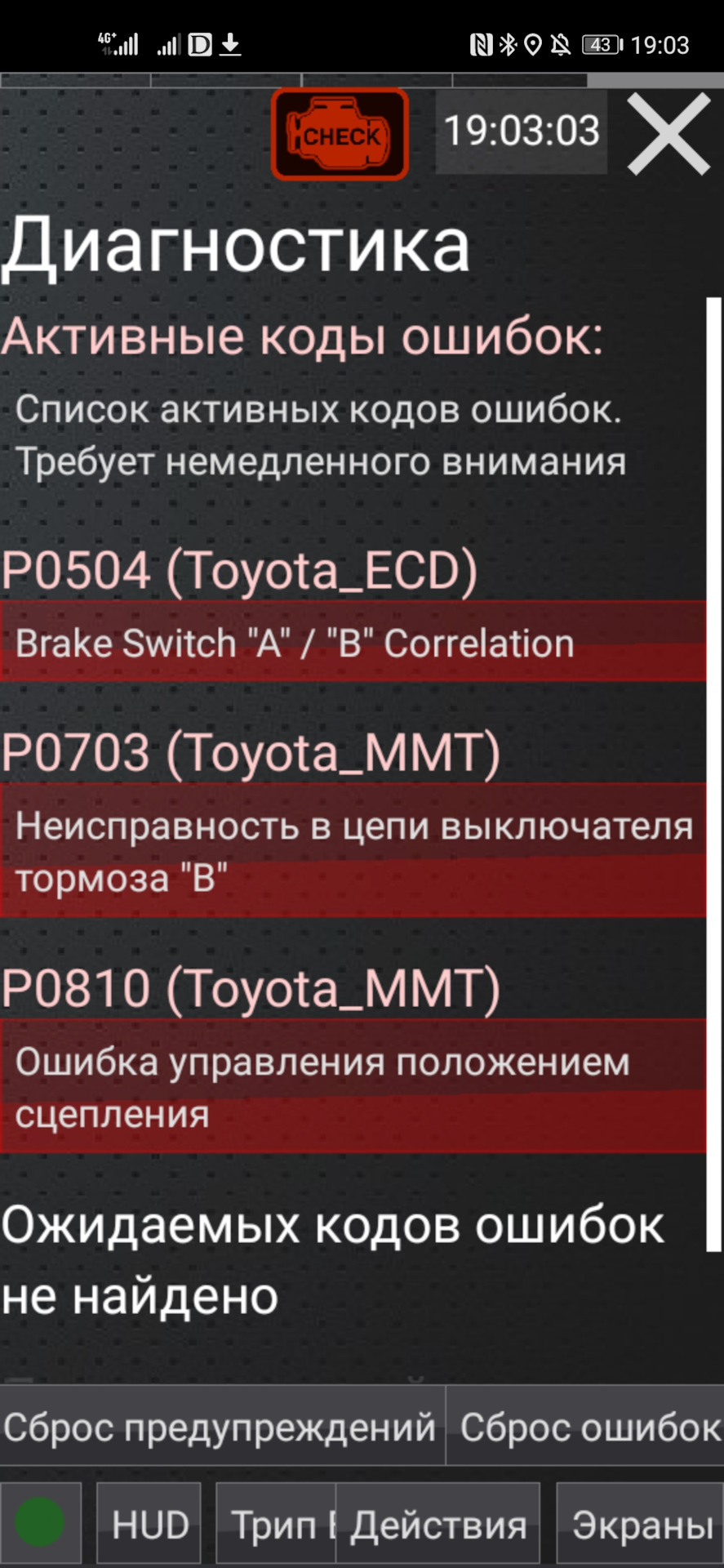 Хоб для тоеты, или читаем ошибки робота без скрепки. — Toyota Auris (1G),  1,6 л, 2008 года | электроника | DRIVE2