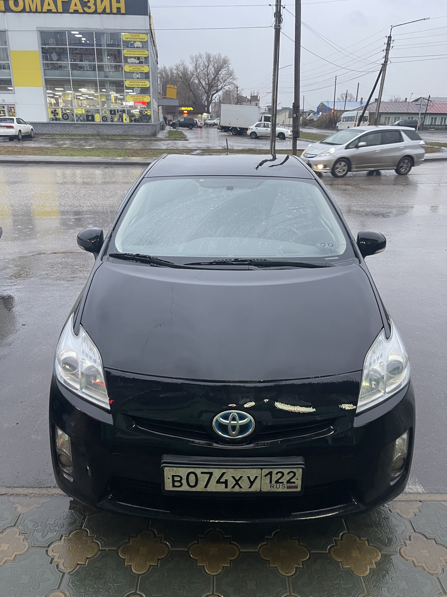 Переобулся на зиму — Toyota Prius (30), 1,8 л, 2010 года | шины | DRIVE2