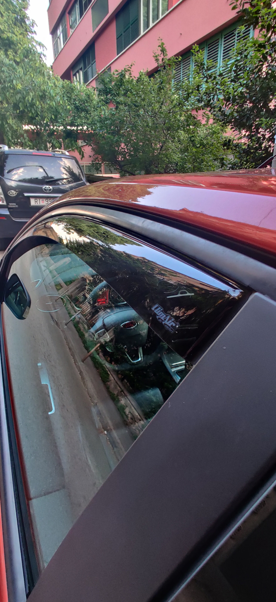 Climair wind deflectors — Ford Focus II Hatchback, 1,6 л, 2007 года