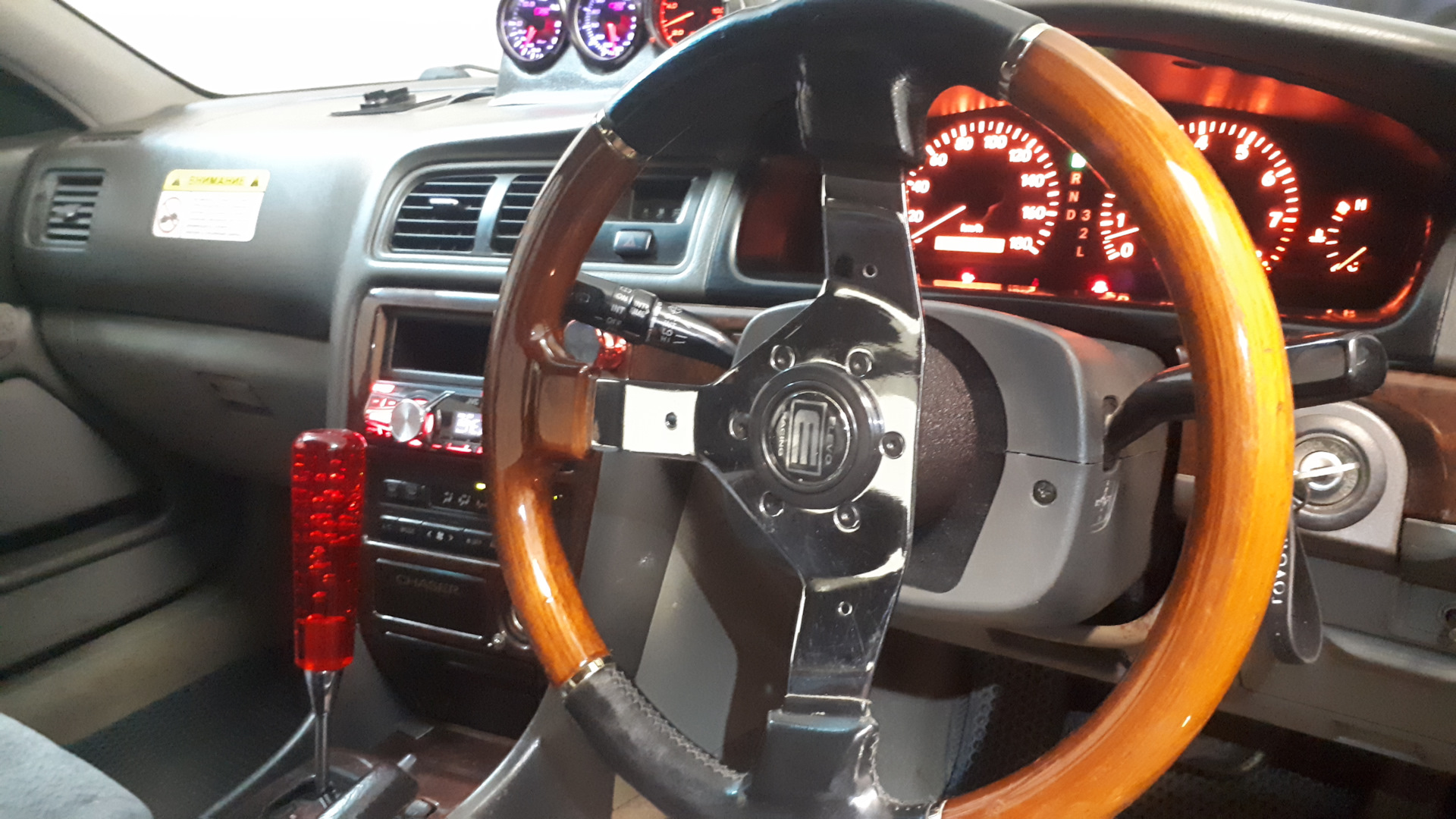 Руль на jzx100 (переделал, запись отредактировал) — Toyota Chaser (100 ...