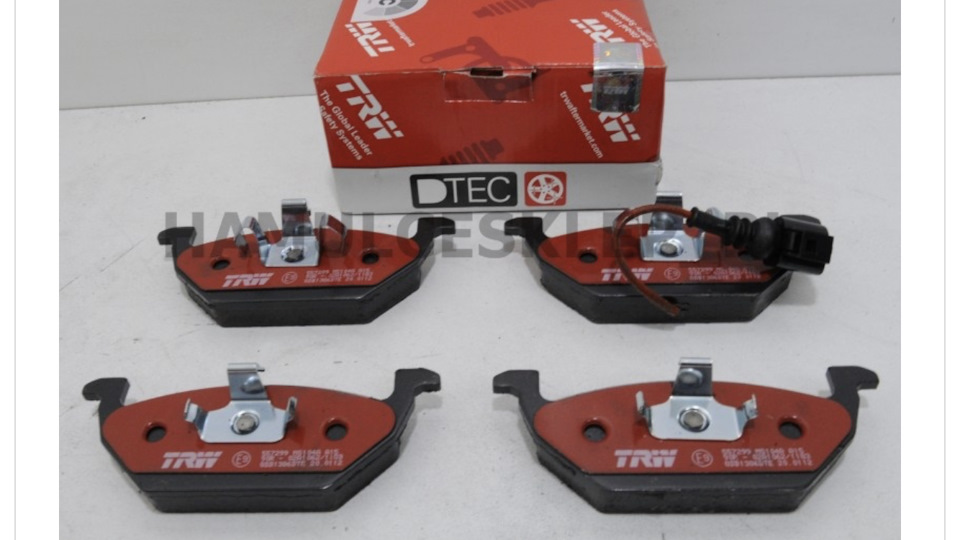 Колодки серии DTE DTEC и Ceramic (TRW и ATE) — Skoda Octavia A5 Mk2, 1 ...