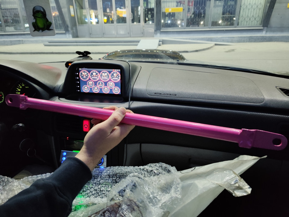 #73 — Нижняя распорка TAIKO — Subaru Forester (SG), 2,5 л, 2007 года ...