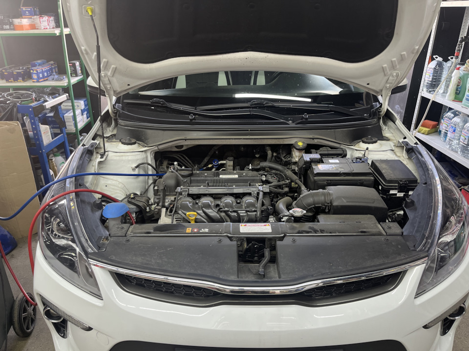 Замена масла в АКПП и заправка кондиционера — KIA Rio (4G), 1,6 л, 2018 ...