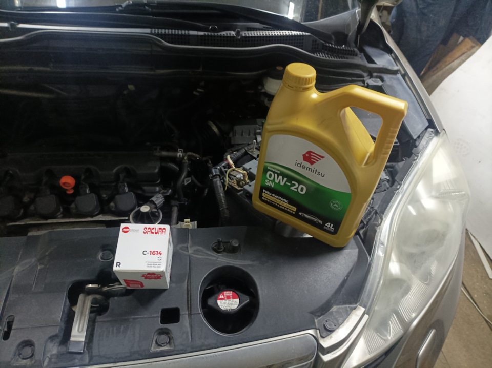 Замена масла — Honda CR-V (RE), 2 л, 2008 года | плановое ТО | DRIVE2