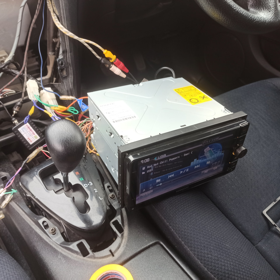 Kenwood MDV Z701W — Toyota Caldina (241), 2 л, 2003 года Kenwood MDV Z701W — Toyota Caldina (241), 2 л, 2003 года