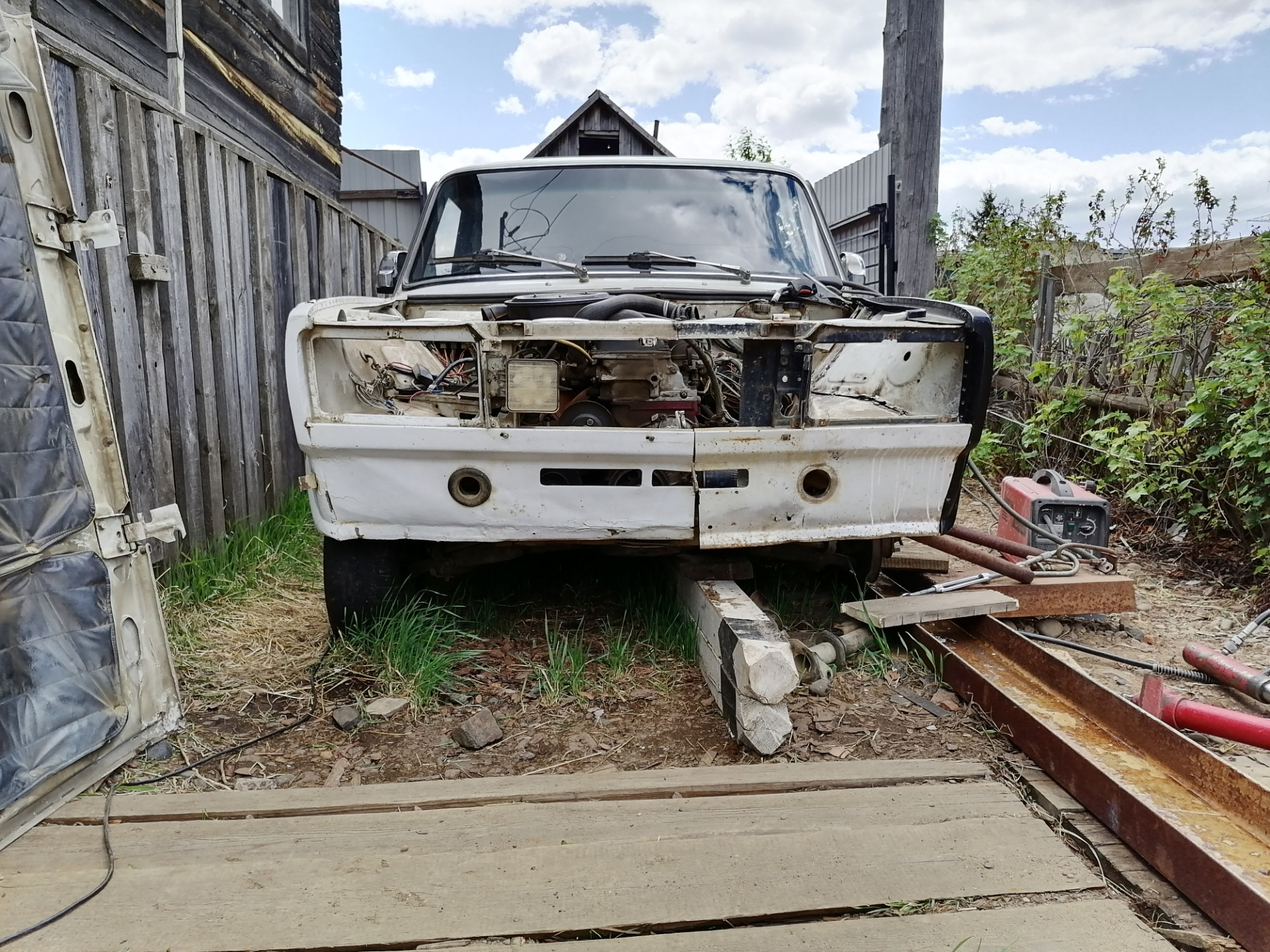 Установка морды — Lada 21072, 1,5 л, 1989 года | кузовной ремонт | DRIVE2