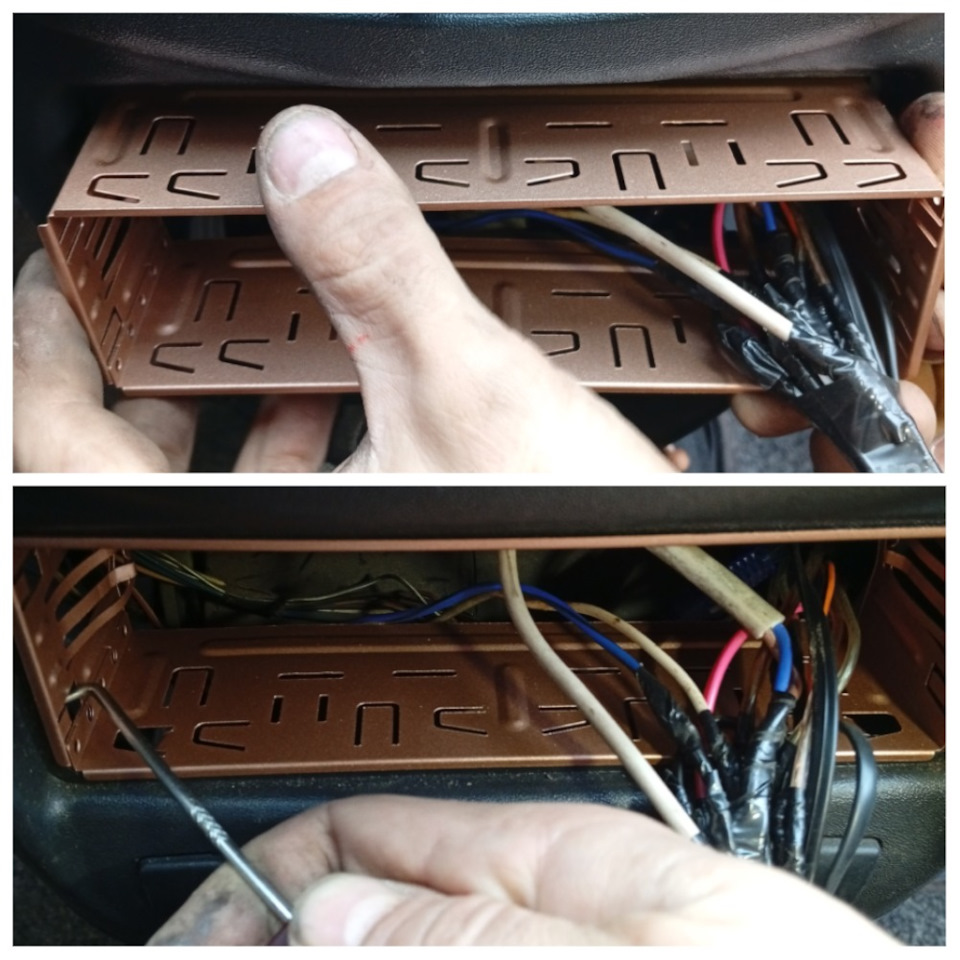 Монтаж новой рамки — Lada Калина Универсал (1G)