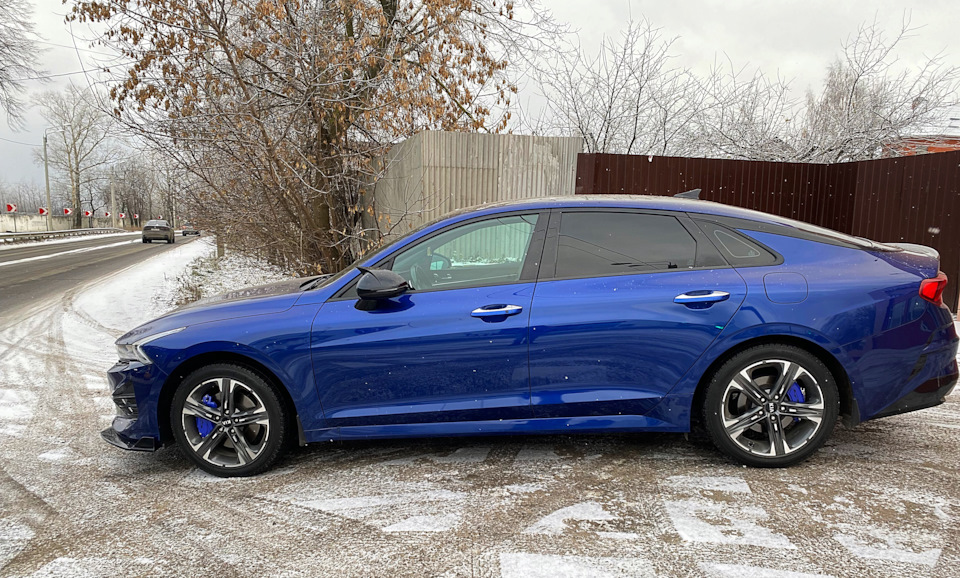 Накладки на тормозные суппорта 💙 — KIA K5 (3G), 2,5 л, 2020 года ...