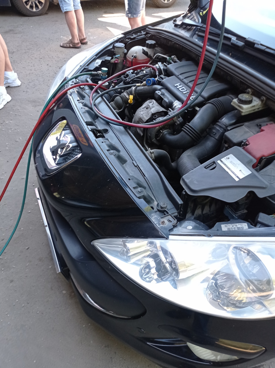 Заправка кондиционера — Peugeot 308 SW (1G), 1,6 л, 2008 года ...