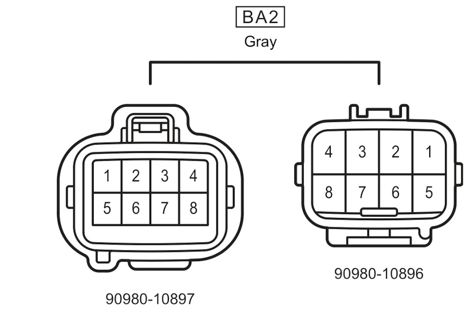 9098010896 HOUSING, CONNECTOR M TOYOTA LEXUS | Запчасти на DRIVE2