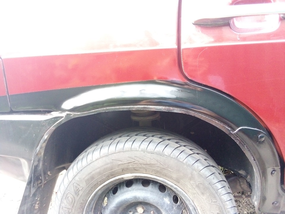 Удаление рыжиков на задних арках — LADA 21091, 1,1 л., 1991 года ...