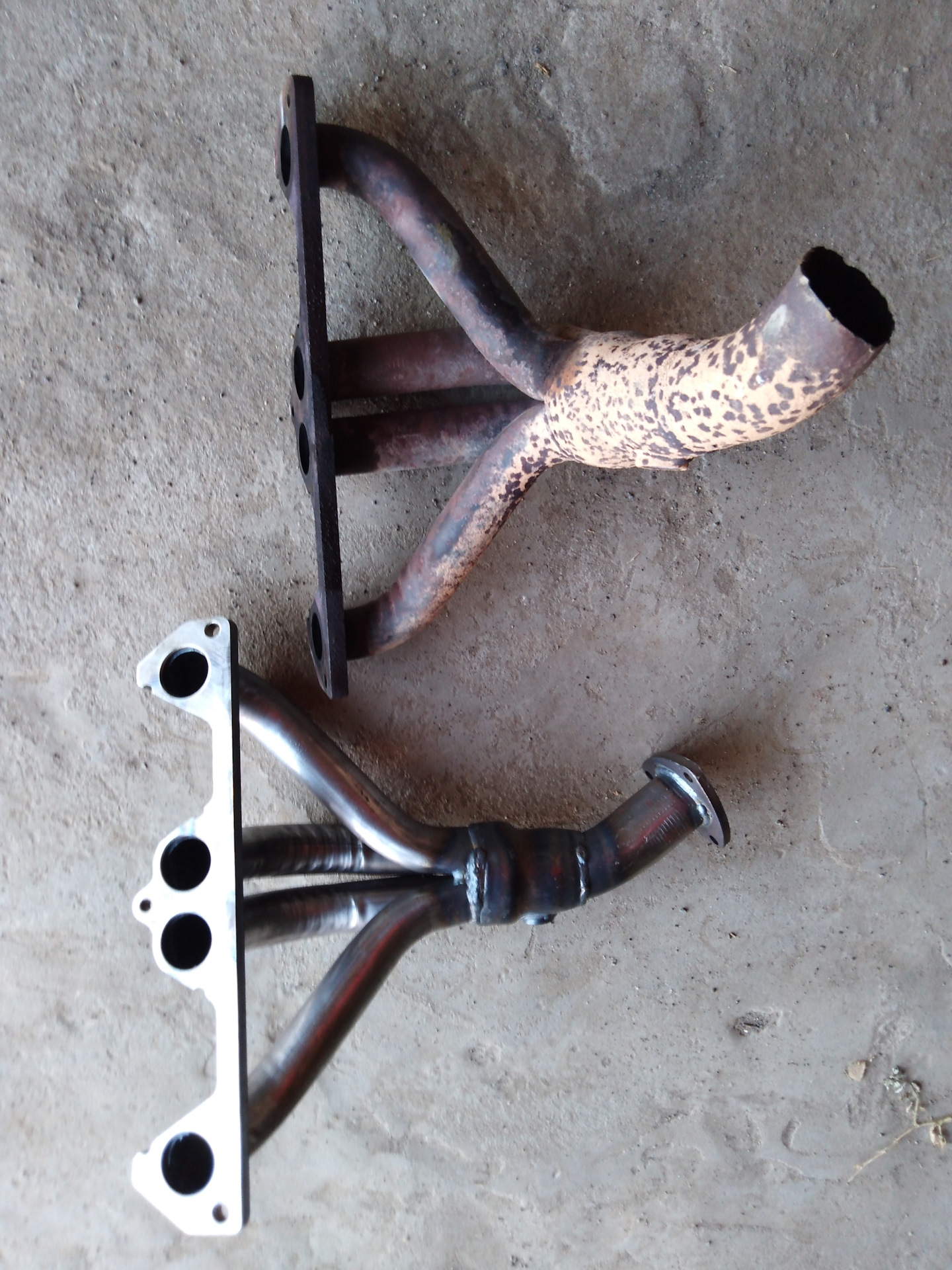 Замена выпускного коллектора — Lada Калина хэтчбек, 1,6 л, 2006 года ...