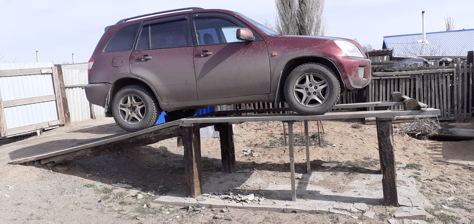 Эстакада своими руками — Chery Tiggo, 2,4 л, 2007 года | своими руками |  DRIVE2