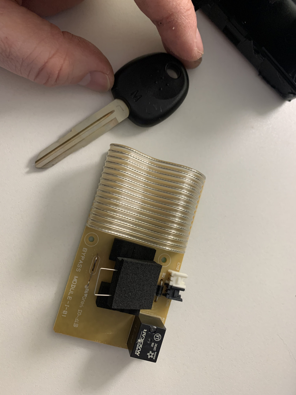 Обходчик с ключиком — Hyundai Tucson (JM)