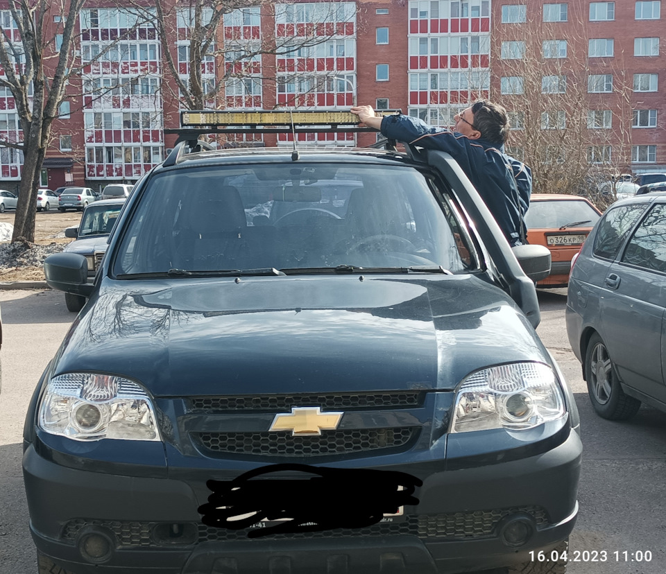 Светодиодная балка — Chevrolet Niva GLX, 1,7 л, 2010 года | электроника ...