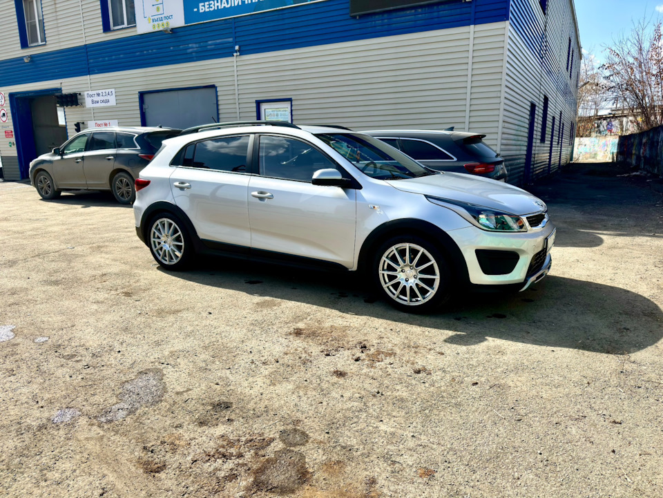 Занижение Киа Рио х Лайн — KIA Rio X-Line, 1,4 л, 2018 года | тюнинг ...