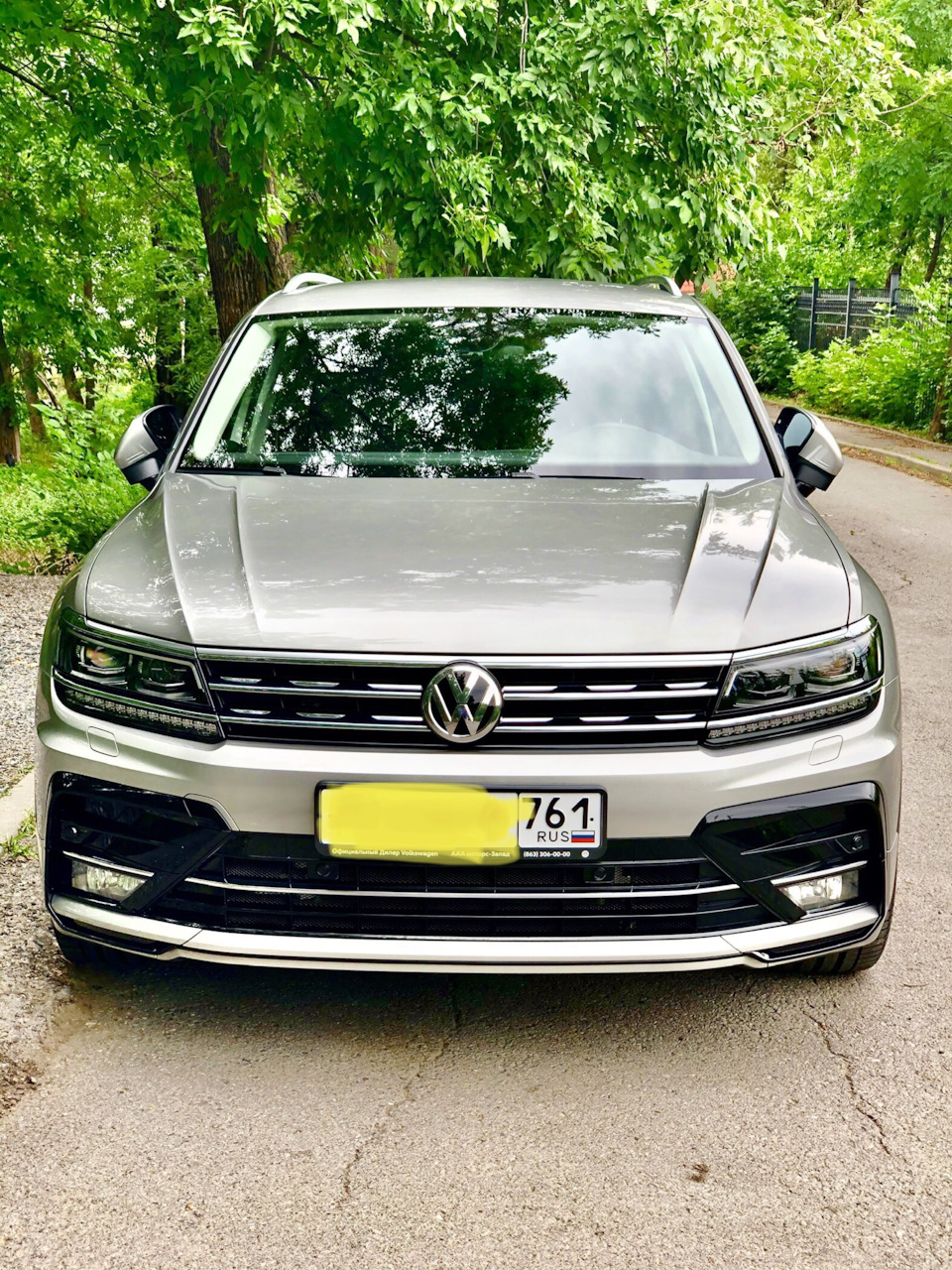 Вернулся к сток пружинам — Volkswagen Tiguan (2G), 2 л, 2020 года ...