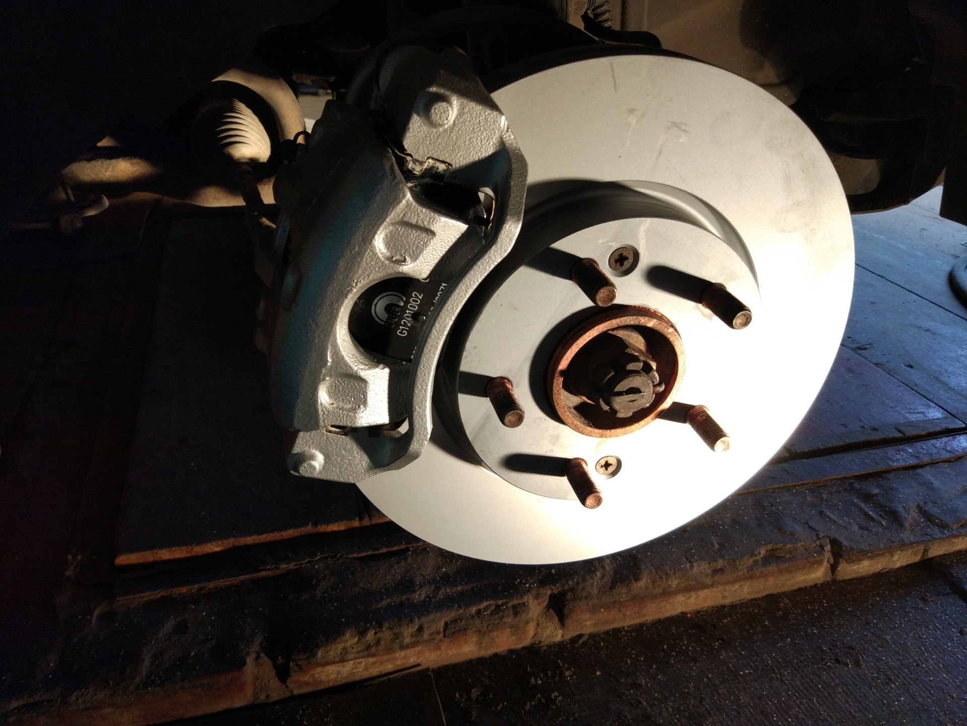 после замены суппорта