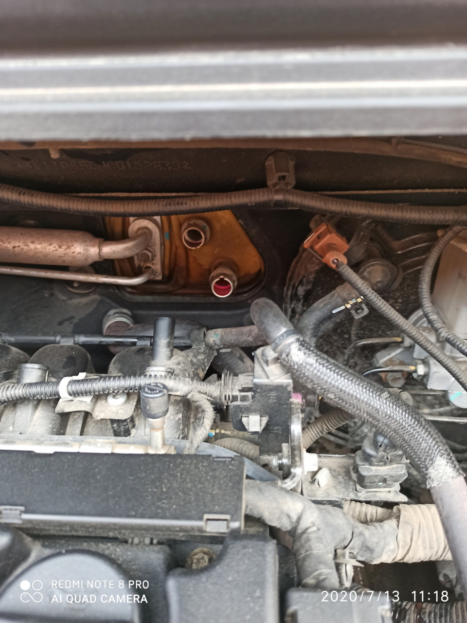 Бюджетная замена шлангов печки — Chevrolet Aveo Sedan (2G), 1,6 л, 2012 ...